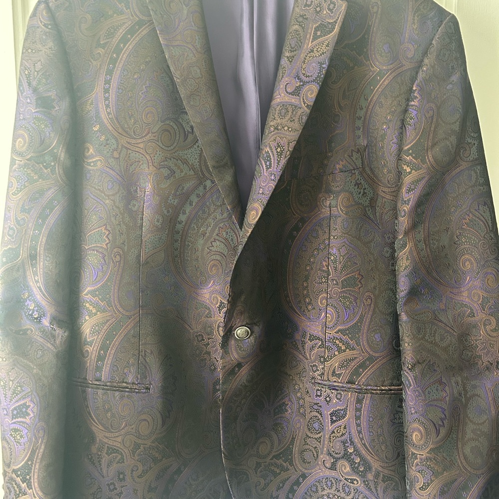 Macy's Multicolor Paisley Blazer